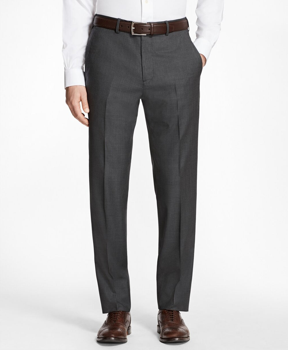 Brooks Brothers Men Regent Fit Saxxon™ Wool Slim Stripe 1818 Suit