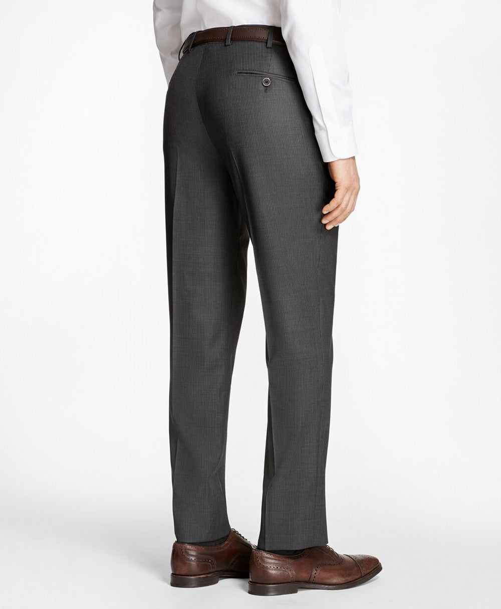 Brooks Brothers Men Regent Fit Saxxon™ Wool Slim Stripe 1818 Suit