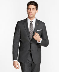 Brooks Brothers Men Regent Fit Saxxon™ Wool Slim Stripe 1818 Suit