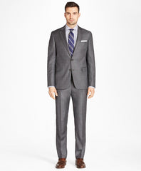 Brooks Brothers Men Regent Fit Plaid 1818 Suit