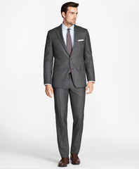 Brooks Brothers Men Regent Fit Open Plaid 1818 Suit