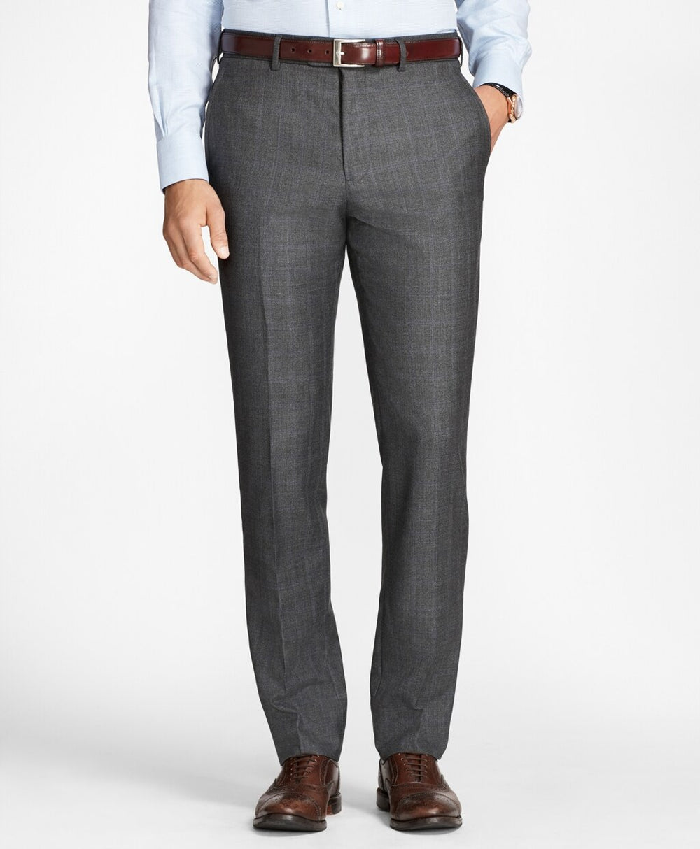 Brooks Brothers Men Regent Fit Open Plaid 1818 Suit