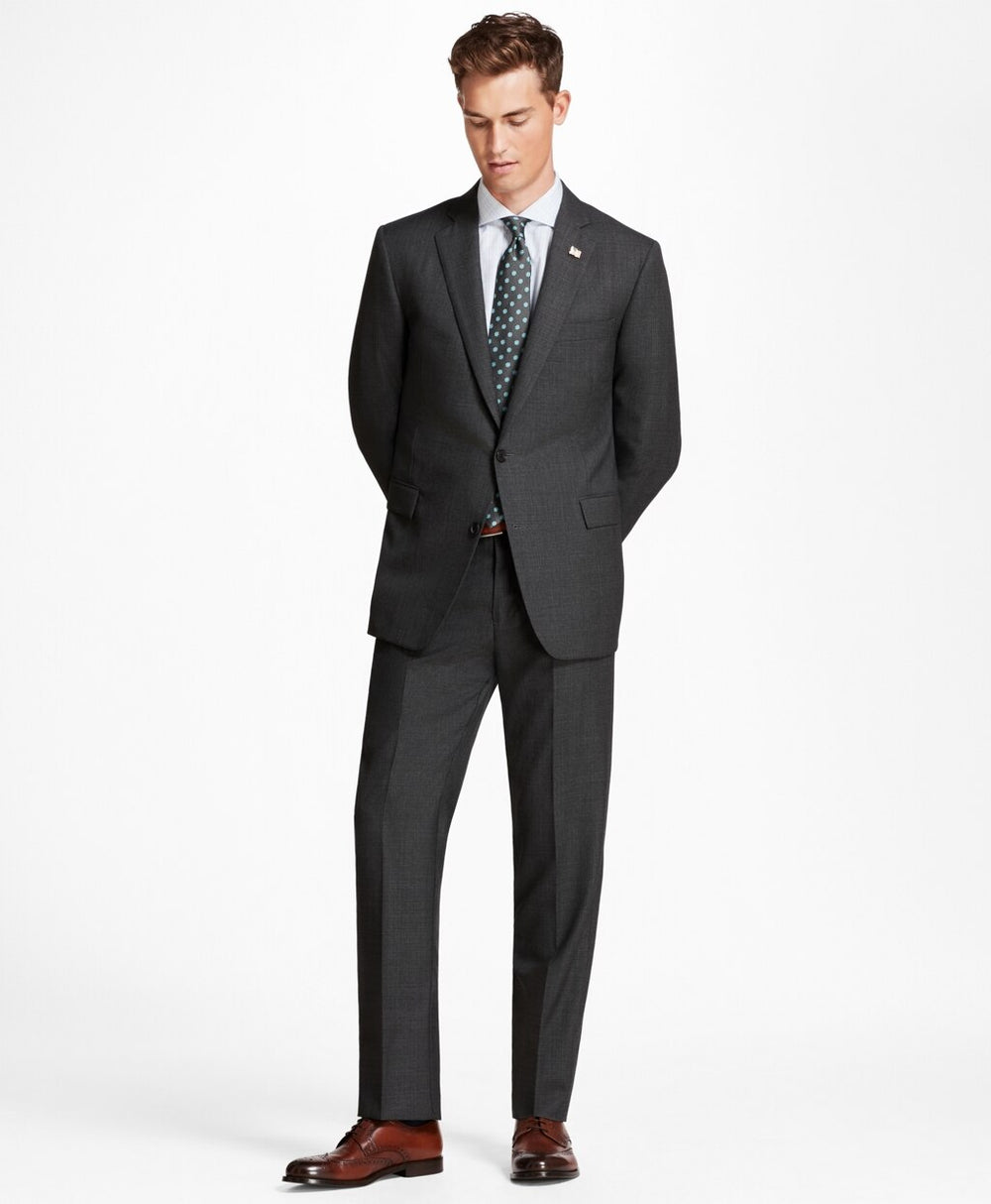 Brooks Brothers Men Golden Fleece® Regent Fit Micro-Plaid Suit