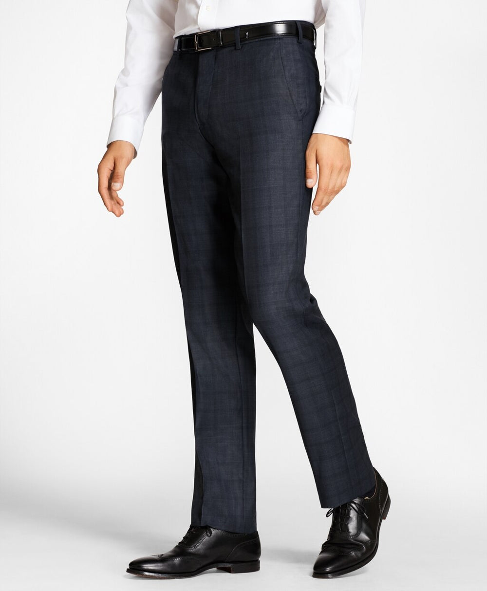 Brooks Brothers Men Golden Fleece® Regent Fit  Windowpane Suit