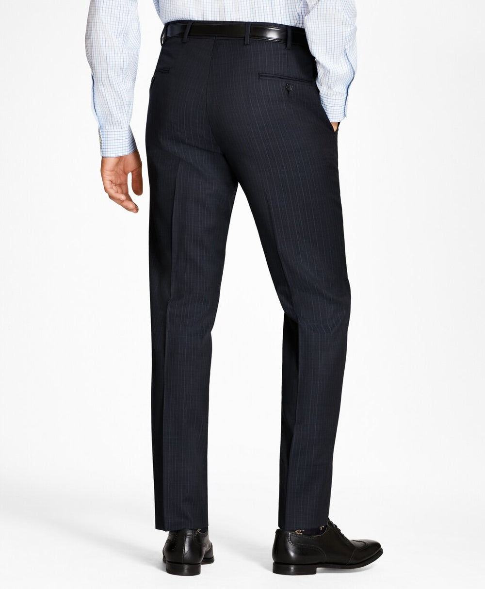 Brooks Brothers Men Regent Fit Tic Alternating Stripe 1818 Suit
