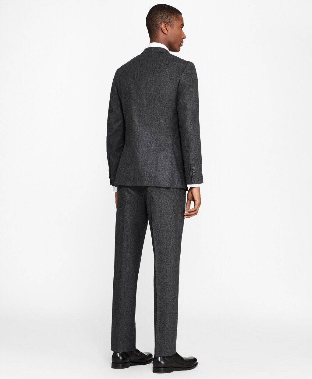 Brooks Brothers Men Milano Fit Stretch Flannel 1818 Suit