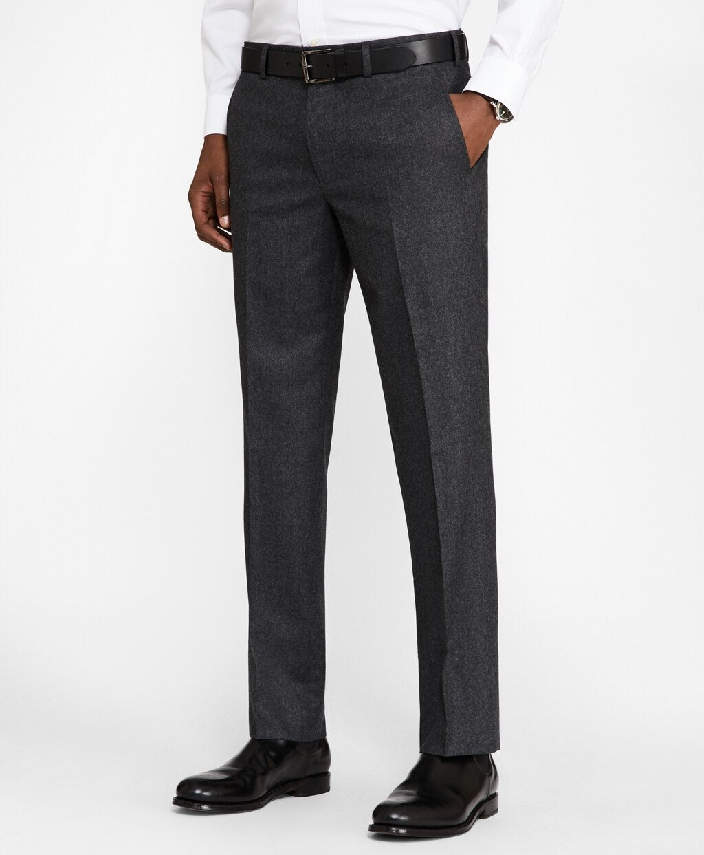 Brooks Brothers Men Milano Fit Stretch Flannel 1818 Suit