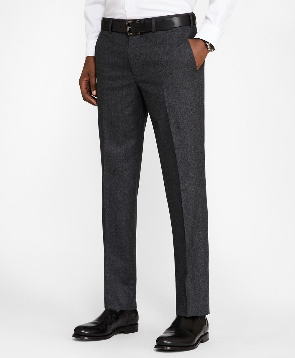 Brooks Brothers Men Milano Fit Stretch Flannel 1818 Suit