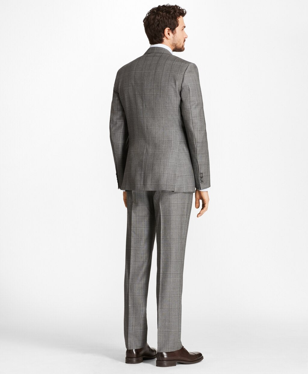 Brooks Brothers Men Regent Fit Plaid 1818 Suit