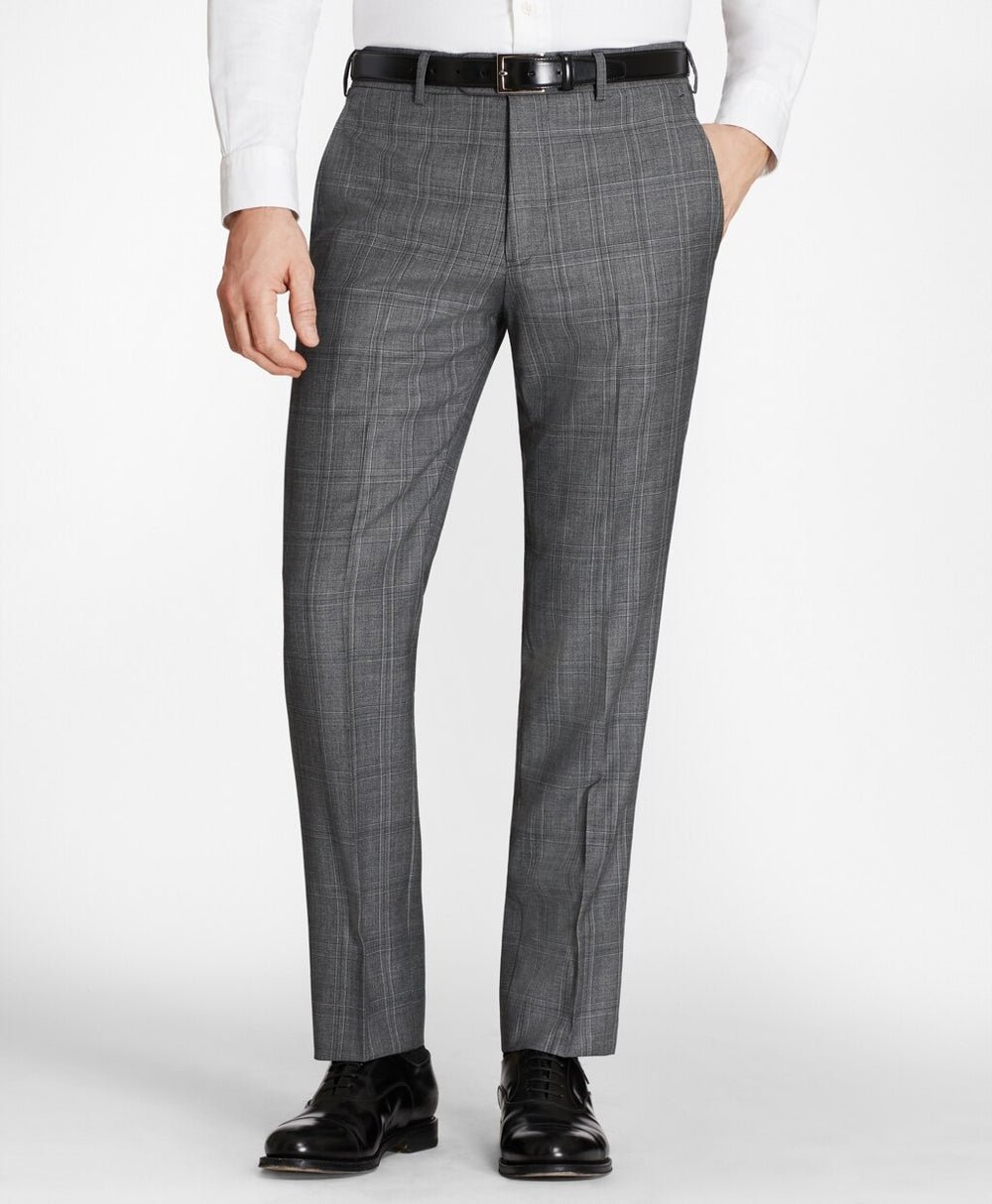 Brooks Brothers Men Regent Fit Plaid 1818 Suit