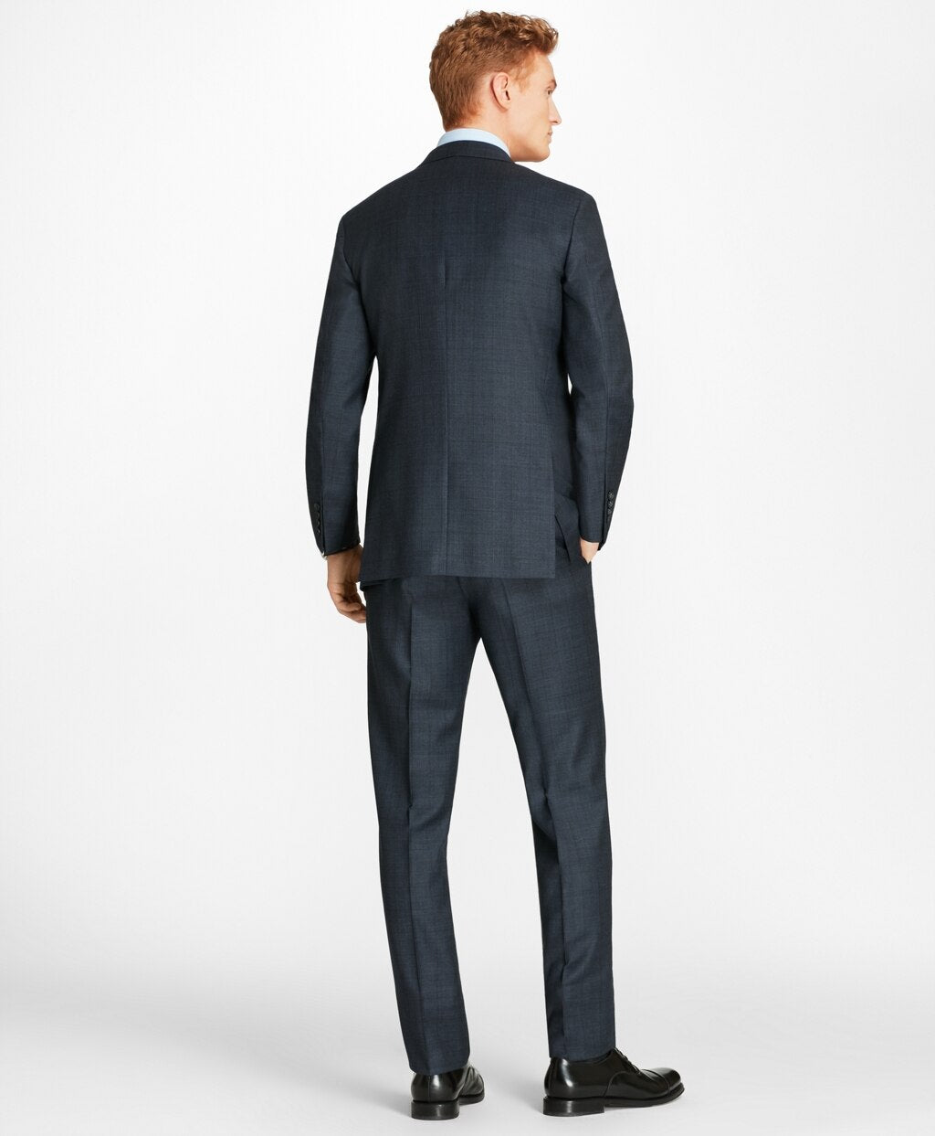 Brooks Brothers Men Milano Fit Open Plaid 1818 Suit