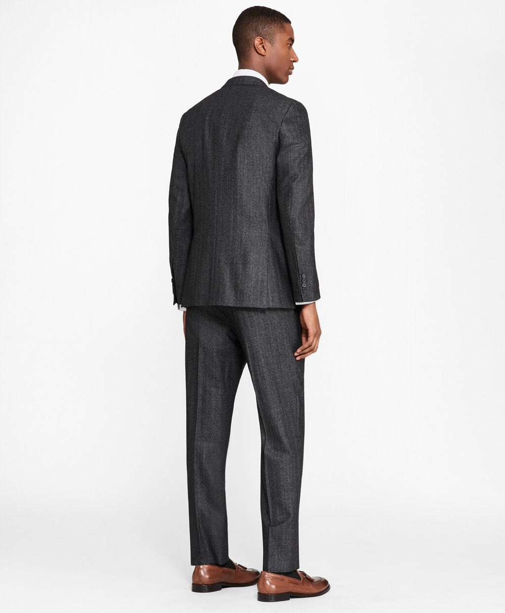 Brooks Brothers Men Milano Fit Herringbone 1818 Suit