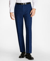 Brooks Brothers Men Regent Fit Saxxon™ Wool Three-Button Plaid 1818 Suit
