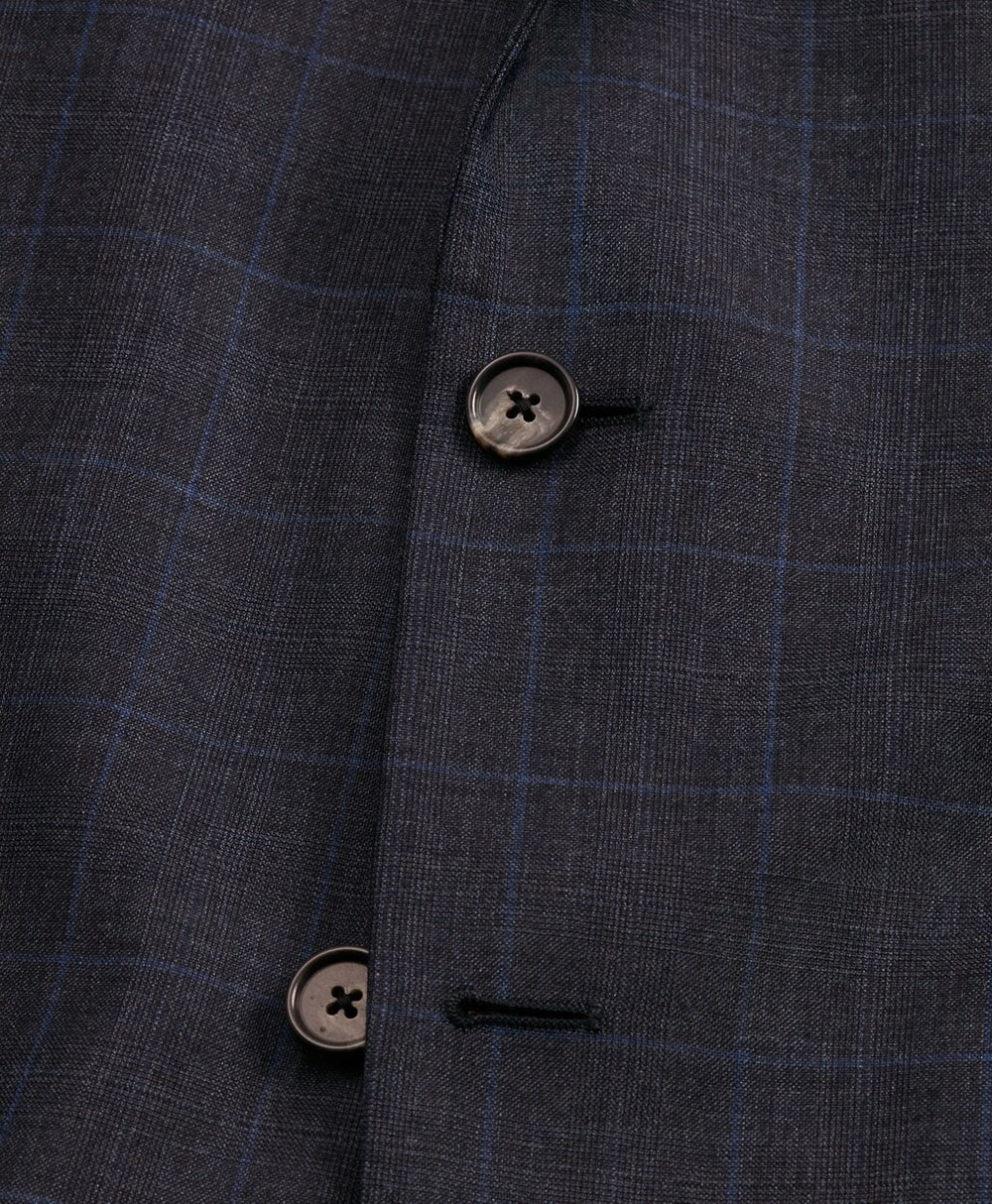 Brooks Brothers Men Regent Fit Plaid 1818 Suit