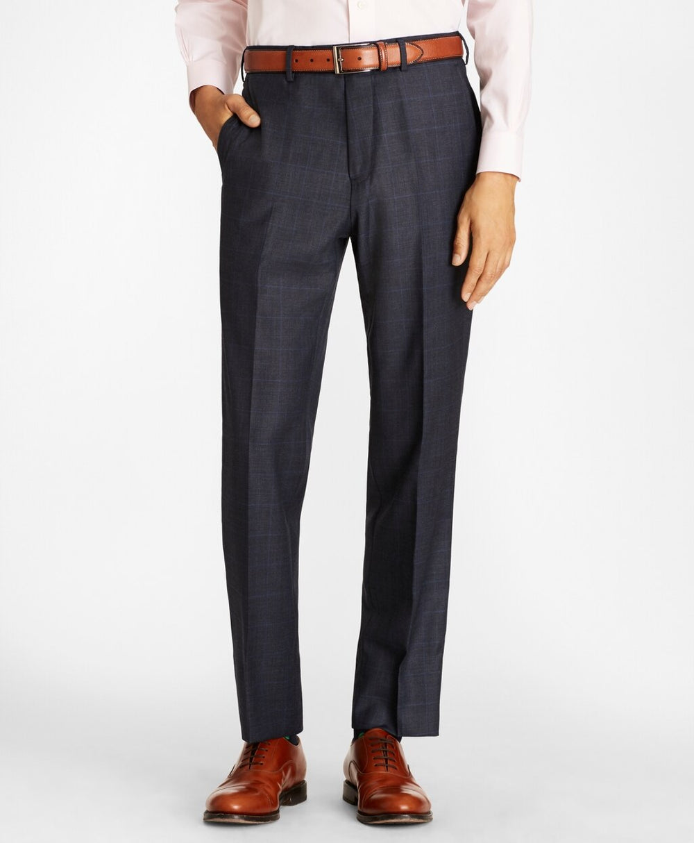 Brooks Brothers Men Regent Fit Plaid 1818 Suit