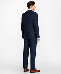 Brooks Brothers Men Regent Fit Windowpane 1818 Suit