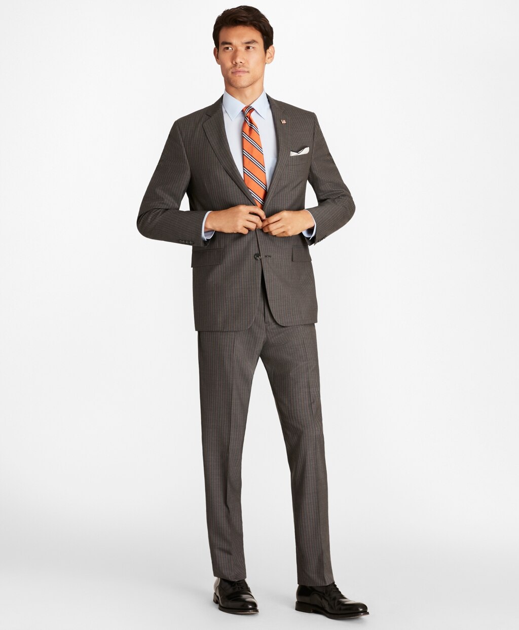 Brooks Brothers Men Regent Fit Stripe 1818 Suit
