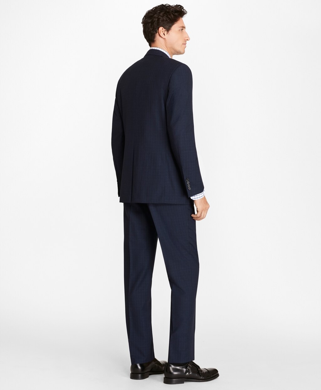 Brooks Brothers Men Regent Fit  Textured Weave 1818 Suit
