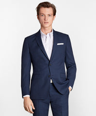 Brooks Brothers Men Milano Fit  Textured Weave 1818 Suit