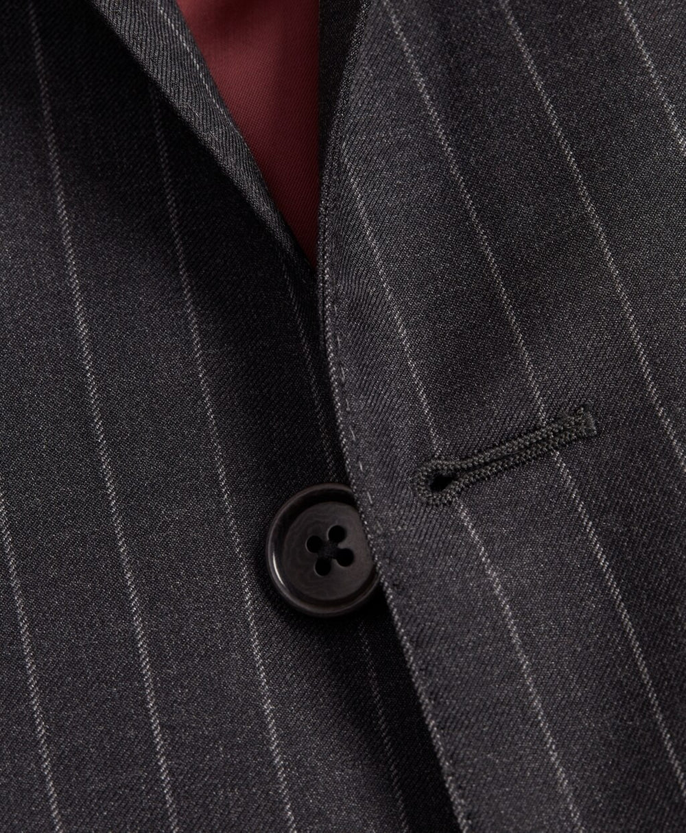Brooks Brothers Men BrooksGate™ Regent-Fit Striped Wool Twill Suit Jacket