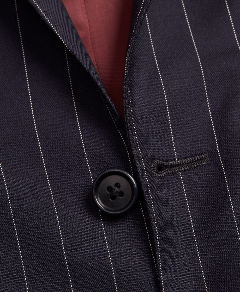 Brooks Brothers Men BrooksGate™ Regent-Fit Bead-Stripe Twill Suit Jacket