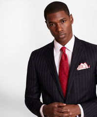 Brooks Brothers Men BrooksGate™ Regent-Fit Bead-Stripe Twill Suit Jacket