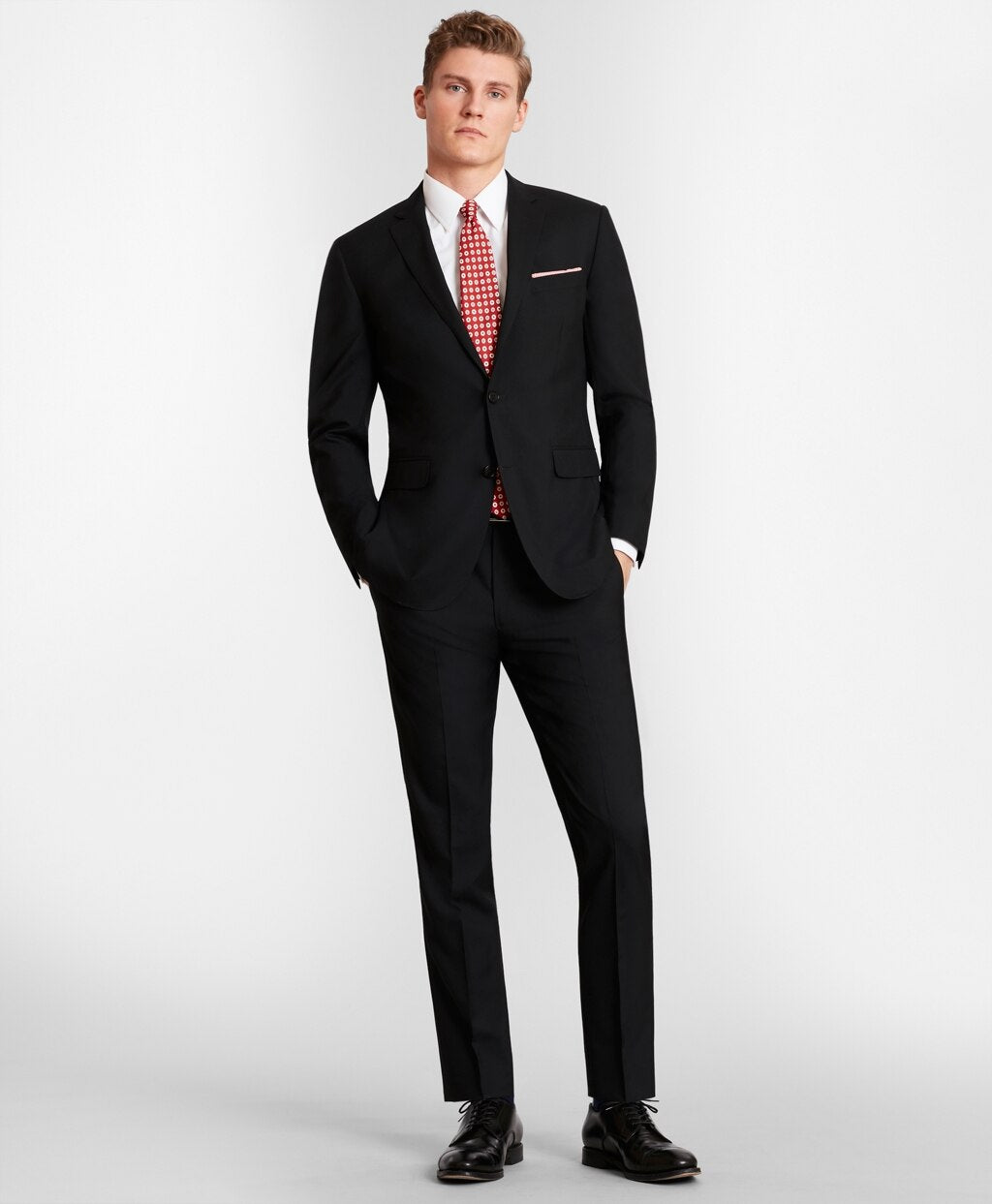 Brooks Brothers Men BrooksGate™ Milano-Fit Wool Suit Pants