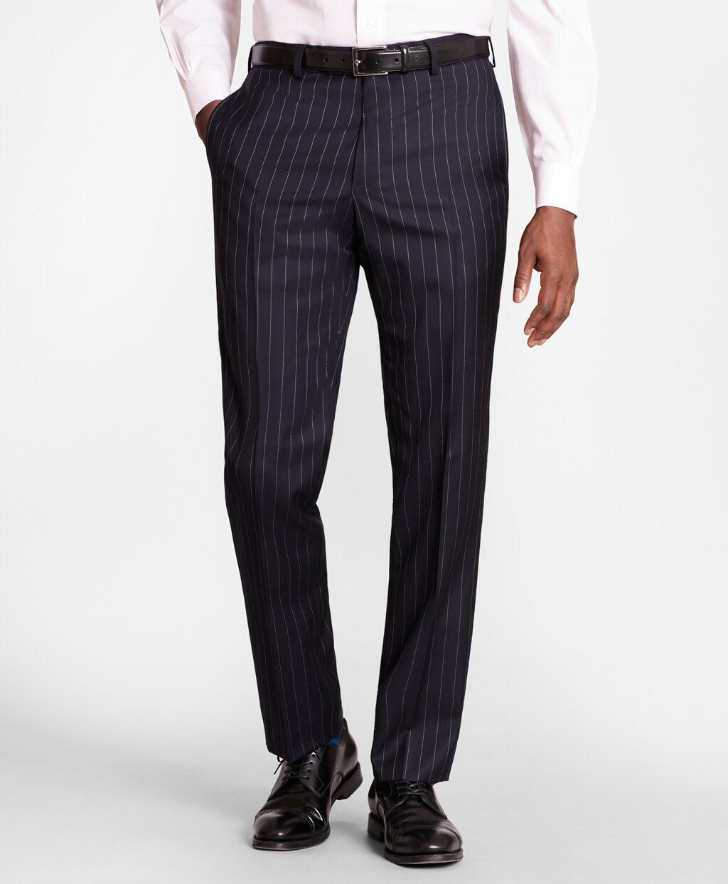 Brooks Brothers Men BrooksGate™ Regent-Fit Bead-Stripe Wool Twill Suit Pants