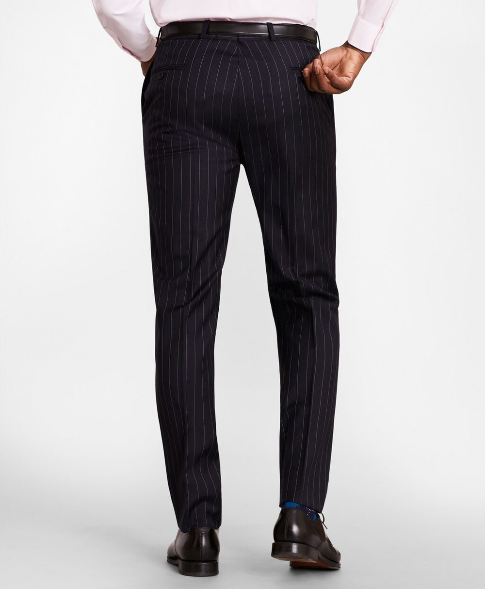 Brooks Brothers Men BrooksGate™ Regent-Fit Bead-Stripe Wool Twill Suit Pants