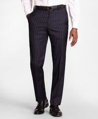 Brooks Brothers Men BrooksGate™ Regent-Fit Bead-Stripe Wool Twill Suit Pants
