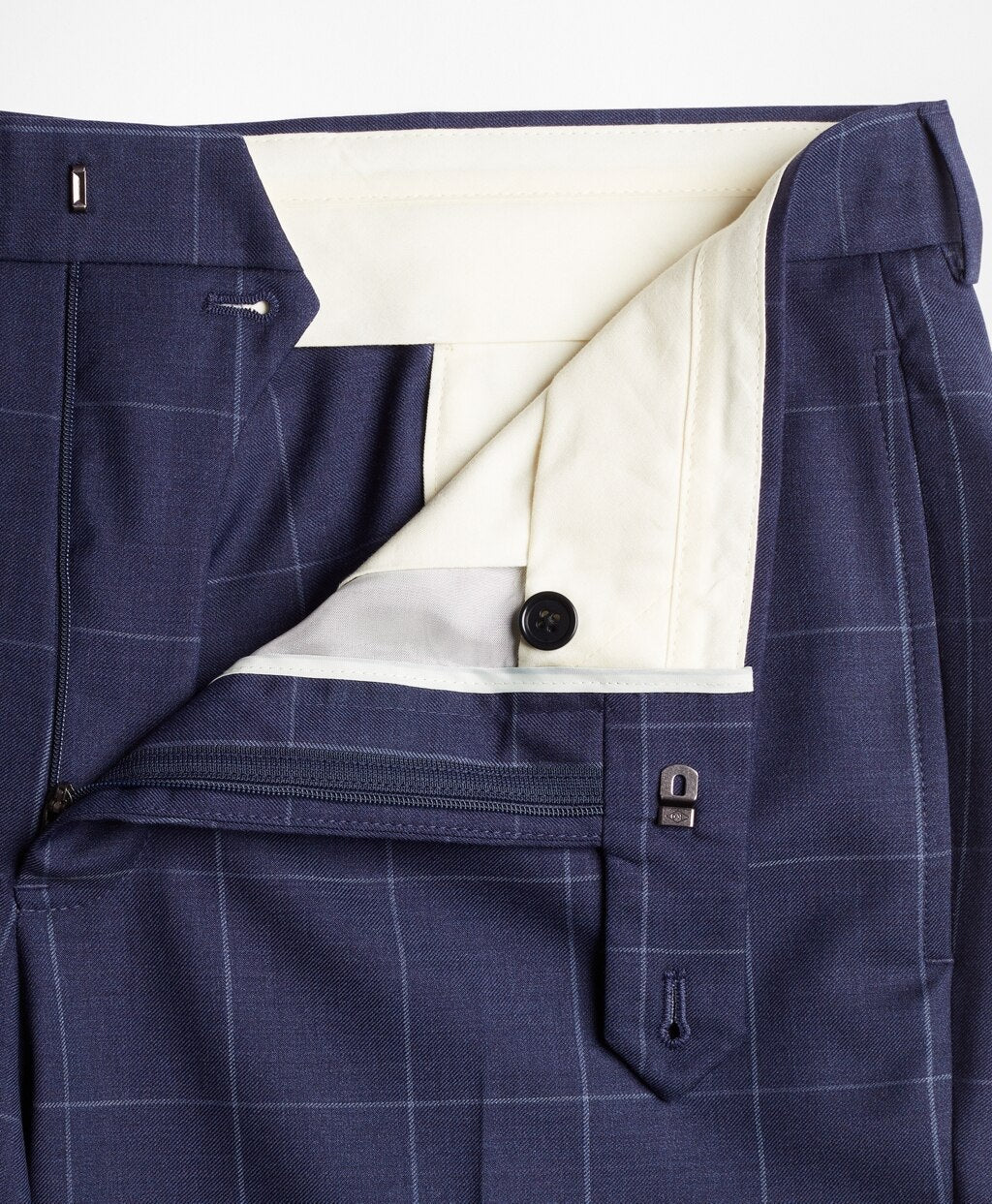 Brooks Brothers Men BrooksGate™ Regent-Fit Windowpane Wool Twill Suit Pants
