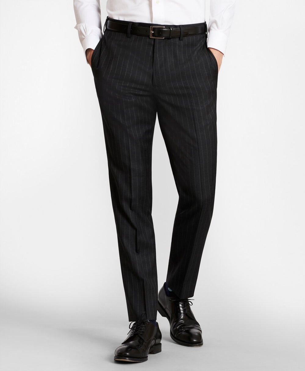 Brooks Brothers Men BrooksGate™ Milano-Fit Striped Wool Twill Suit Pants
