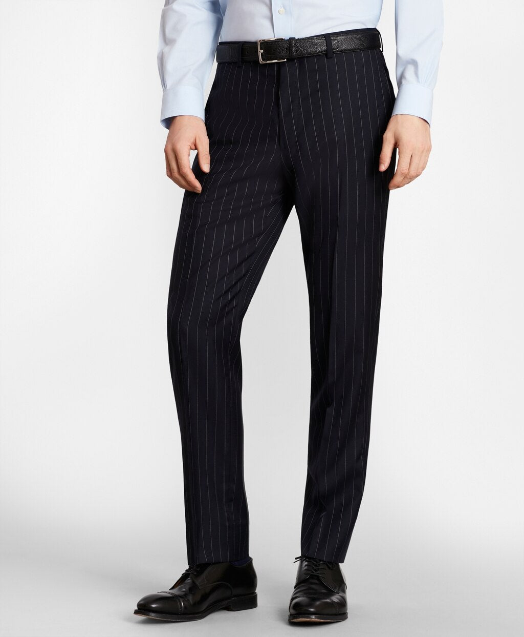 Brooks Brothers Men BrooksGate™ Milano-Fit Bead-Stripe Wool Twill Suit Pants