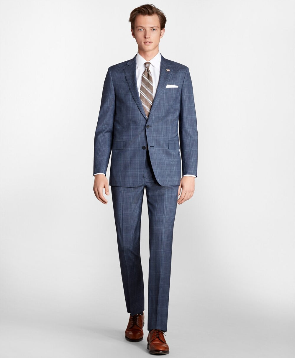 Brooks Brothers Men Regent Fit Check 1818 Suit