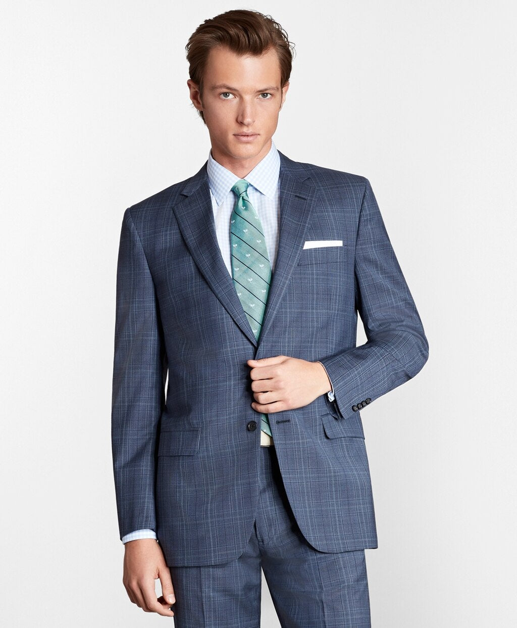 Brooks Brothers Men Madison Fit Check 1818 Suit