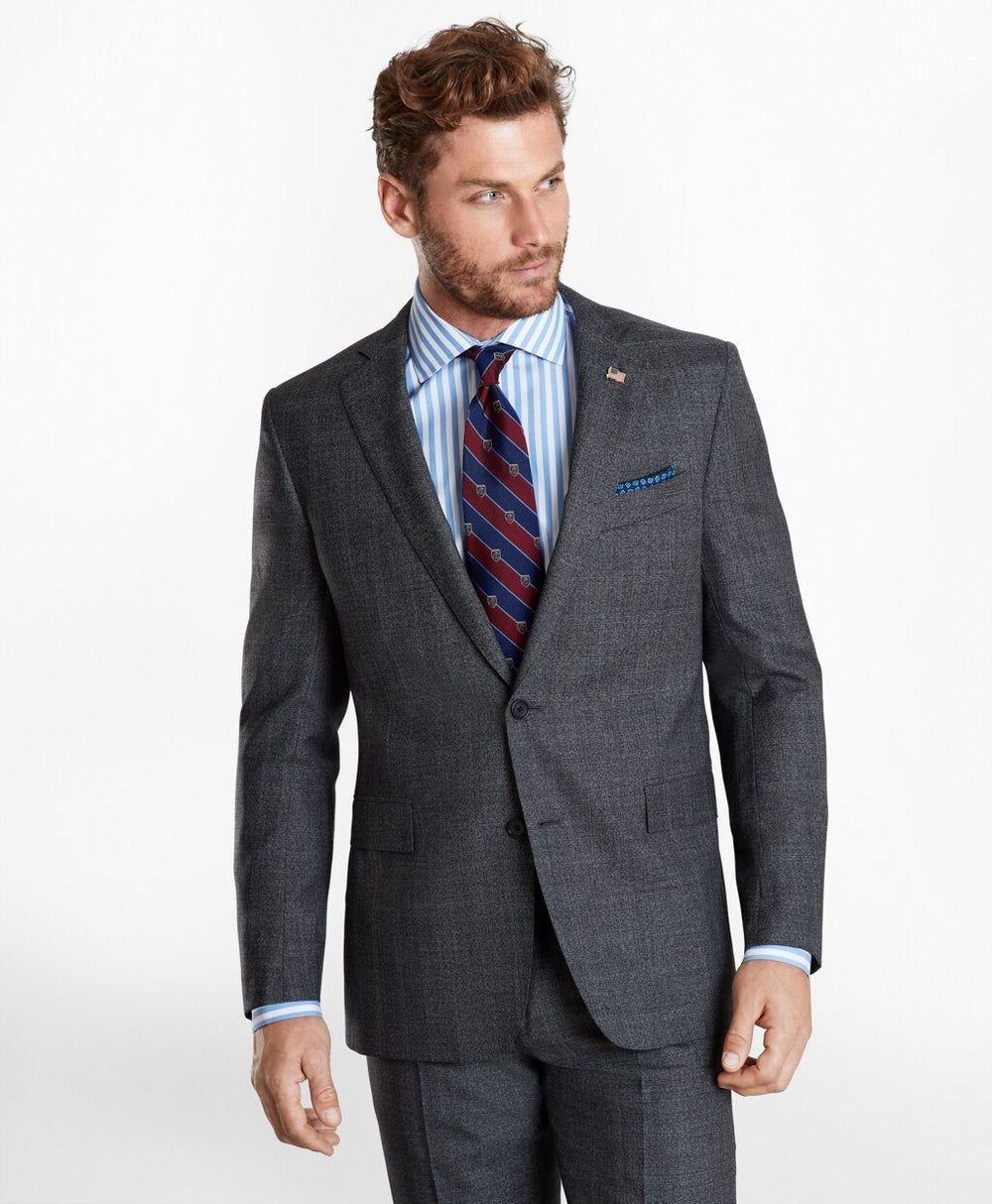 Brooks Brothers Men Regent Fit Glen Plaid 1818 Suit