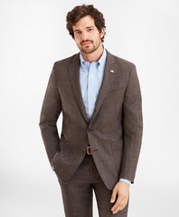 Brooks Brothers Men Regent Fit Three-Button Multi-Plaid 1818 Suit