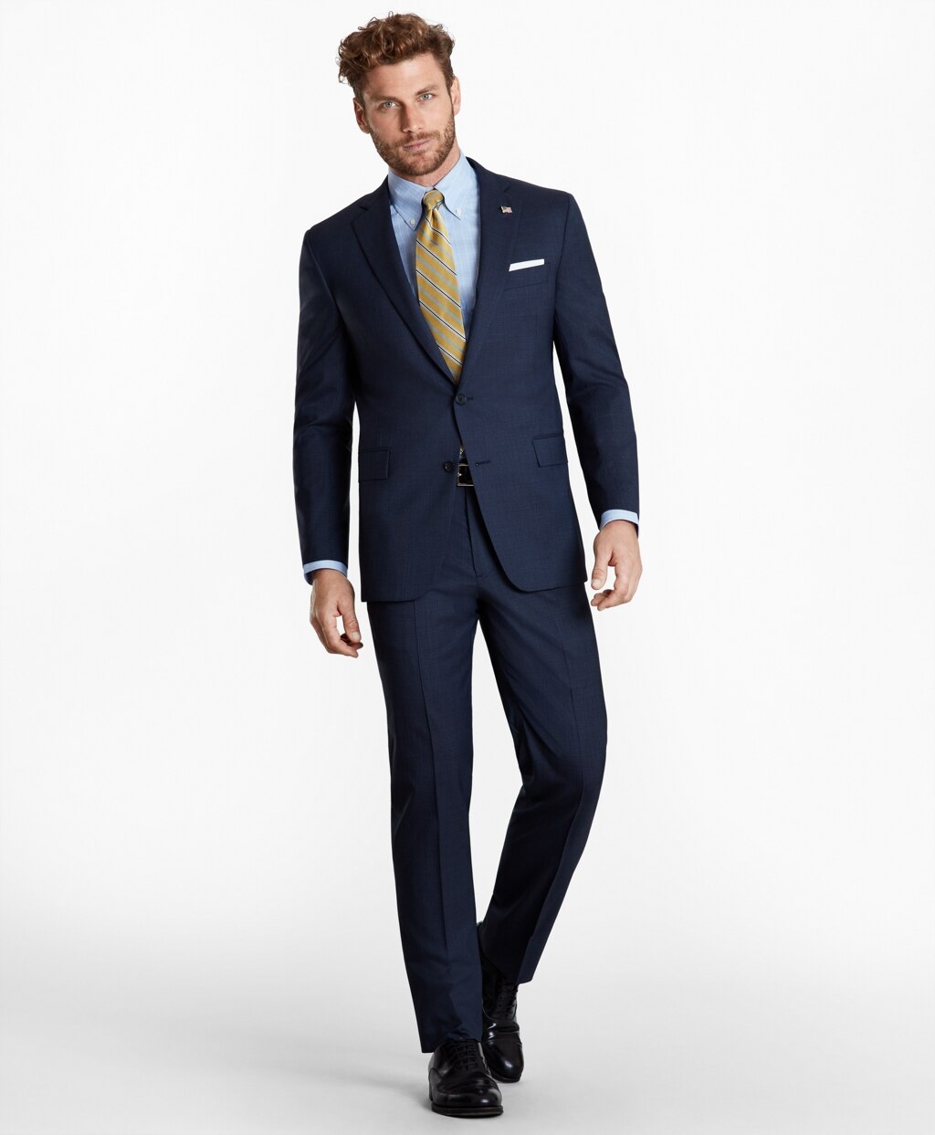 Brooks Brothers Men Regent Fit Two-Button 1818 Suit