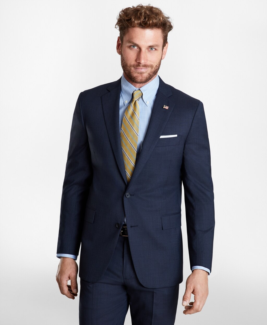 Brooks Brothers Men Regent Fit Two-Button 1818 Suit
