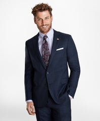 Brooks Brothers Men Regent Fit Check 1818 Suit