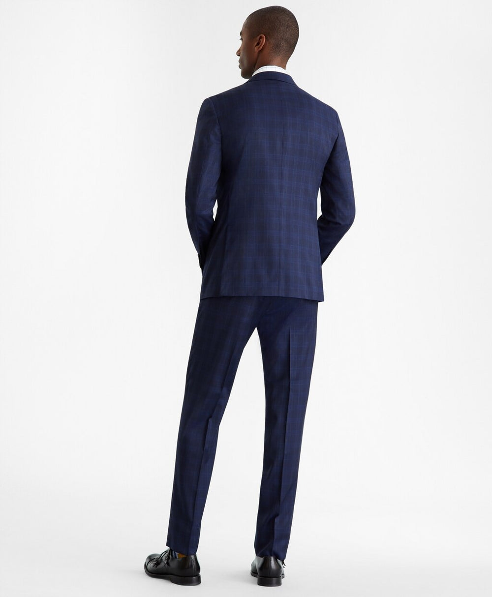 Brooks Brothers Men Milano Fit Glen Plaid 1818 Suit