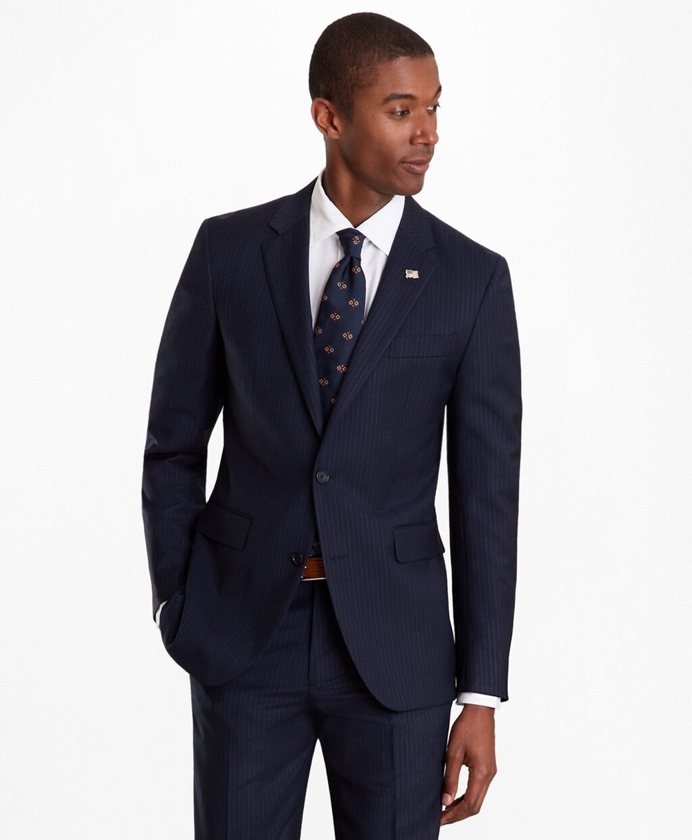 Brooks Brothers Men Milano Fit Pinstripe 1818 Suit