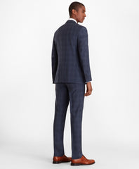 Brooks Brothers Men Milano Fit Plaid 1818 Suit