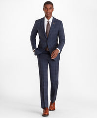 Brooks Brothers Men Milano Fit Plaid 1818 Suit