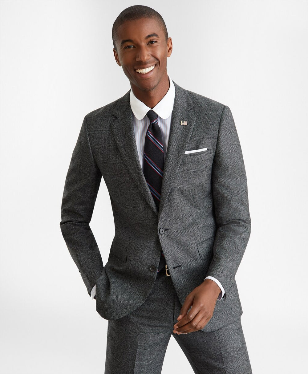 Brooks Brothers Men Milano Fit Glen Plaid 1818 Suit