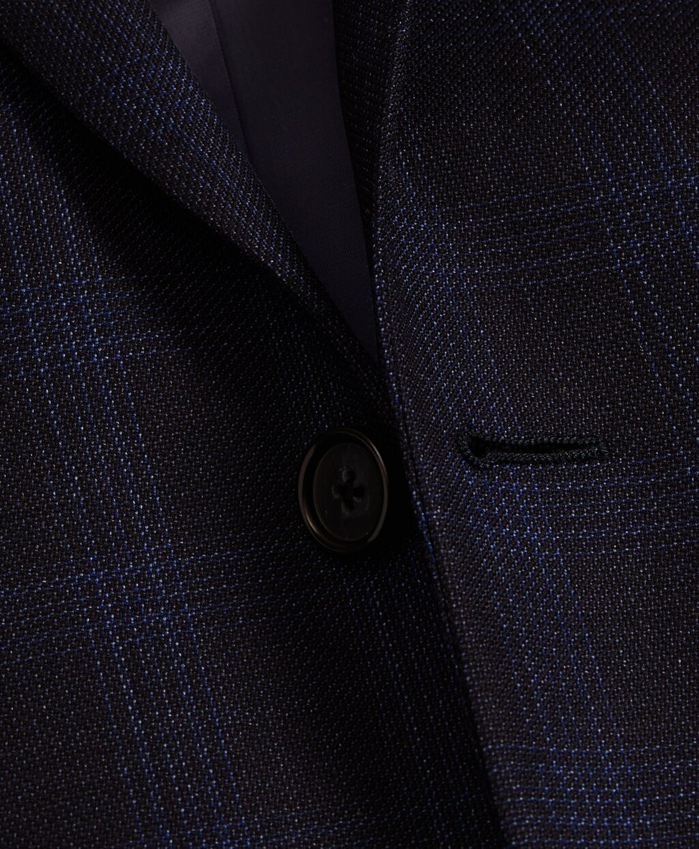 Brooks Brothers Men Milano Fit Plaid 1818 Suit