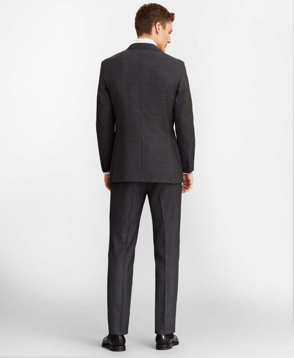 Brooks Brothers Men Milano Fit Plaid 1818 Suit