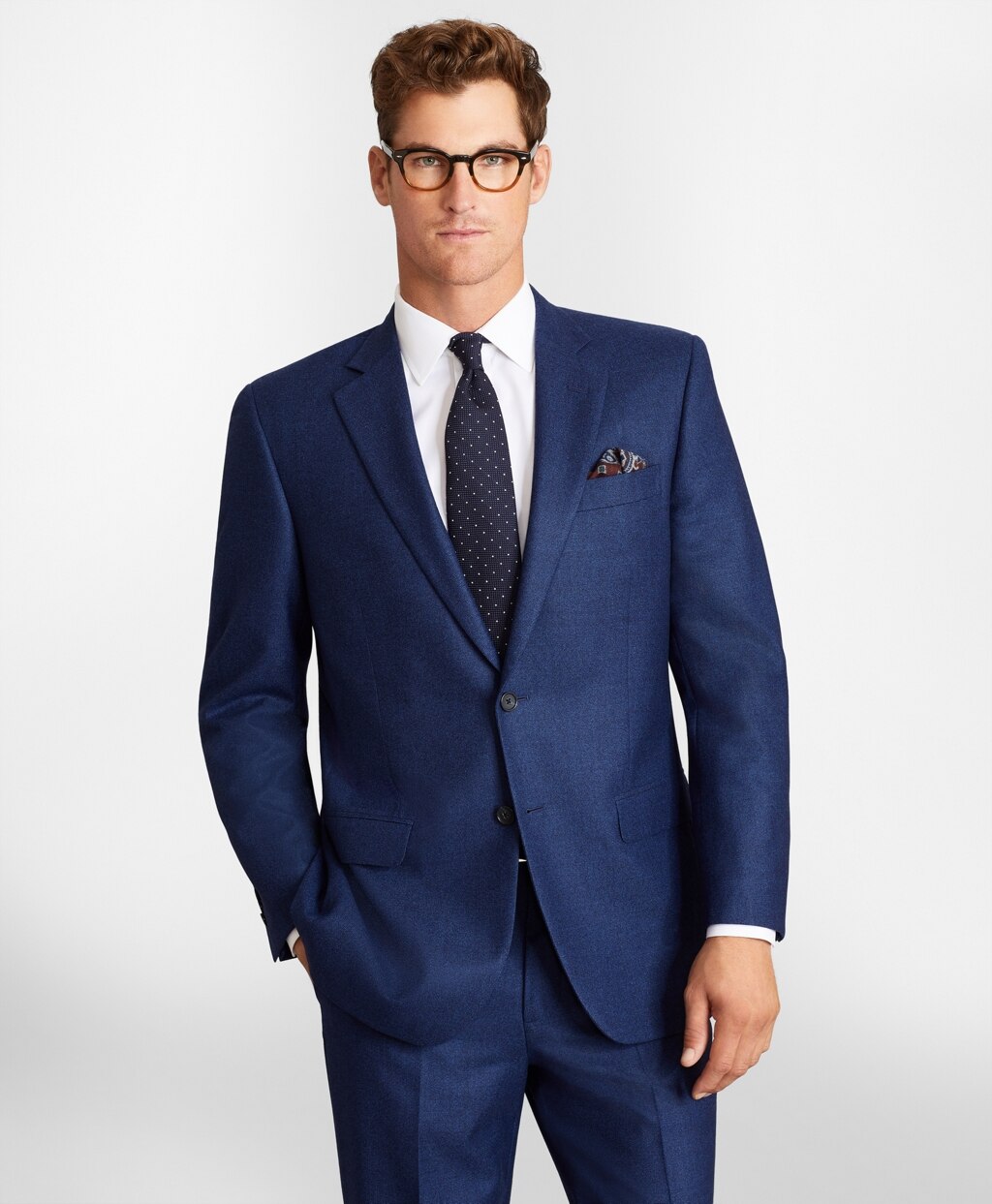 Brooks Brothers Men Madison Fit Two-Button 1818 Suit