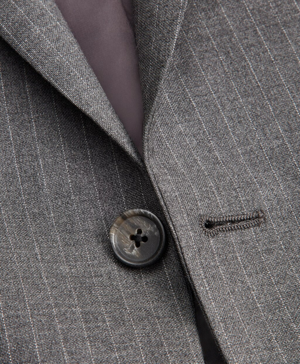 Brooks Brothers Men Madison Fit Two-Button Stripe 1818 Suit
