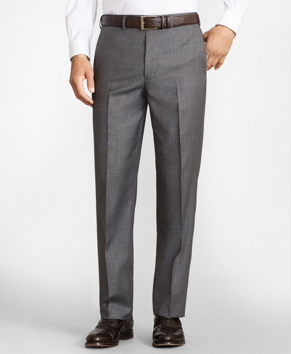 Brooks Brothers Men Madison Fit Two-Button Stripe 1818 Suit